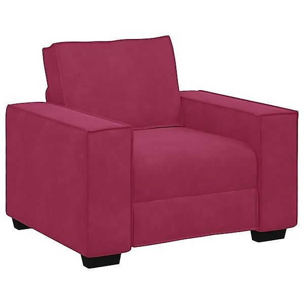 vidaXL Sofa Sessel Weinrot 60 cm Samt günstig online kaufen