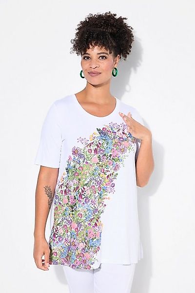 MIAMODA T-Shirt T-Shirt A-Linie Blumen-Motiv günstig online kaufen