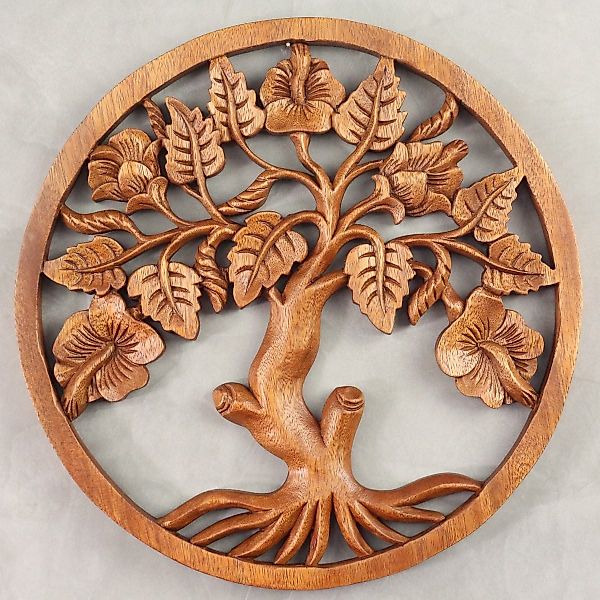 Oriental Galerie Holzbild Mandala Lebensbaum Wandbild günstig online kaufen