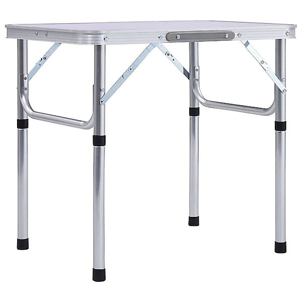 DOTMALL Esstisch Klappbarer Campingtisch Weiß Aluminium günstig online kaufen