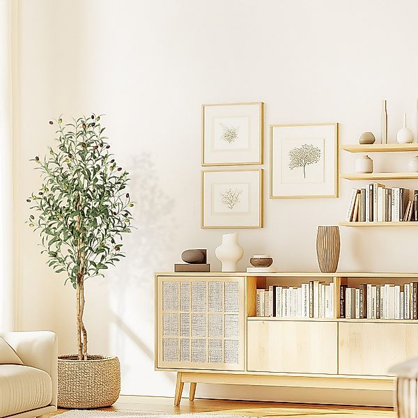 Kunstbaum Künstliche Olivenbäume für den Innenbereich, günstig online kaufen