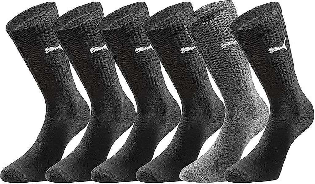 PUMA Sportsocken Puma Crew Sportsocken Tennissocken 6er Pack günstig online kaufen