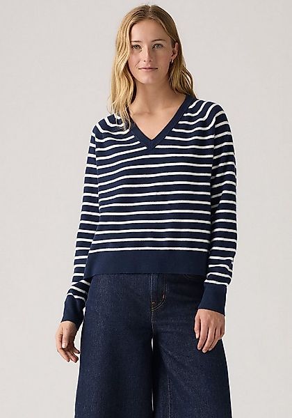 Levi's® V-Ausschnitt-Pullover SUPER SOFT VNECK PULLOVER im Bund beidseitig günstig online kaufen