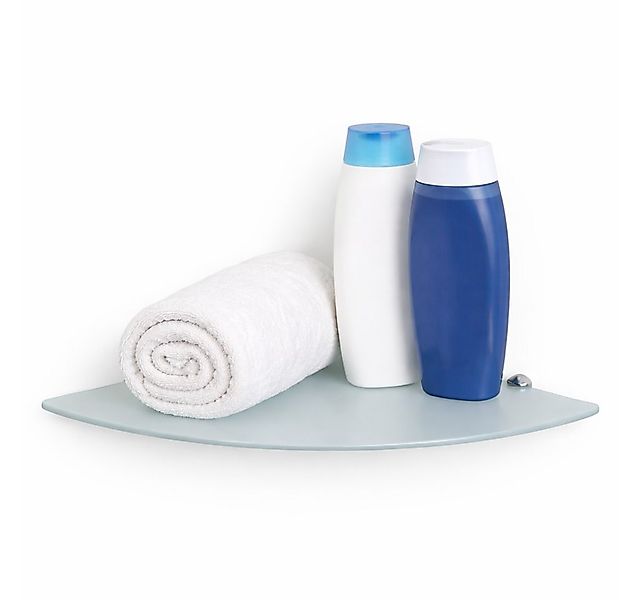 HOOZ Eckregal Glasregal Eckablage ESG – 6 mm, abgerundetes Duschregal mit H günstig online kaufen