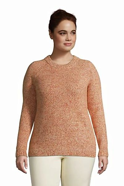 Rundhals-Pullover im Baumwollmix in großen Größen, Damen, Größe: 48-50 Plus günstig online kaufen