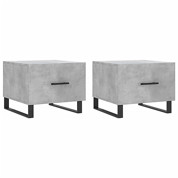 vidaXL Couchtisch Couchtische 2 Stk. Betongrau günstig online kaufen