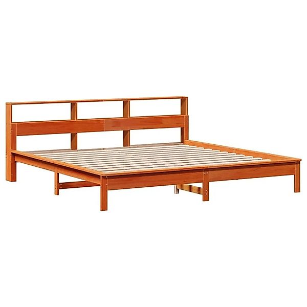 vidaXL Massivholzbett ohne Matratze Wachsbraun 180x200 Kiefernholz 3309730 günstig online kaufen