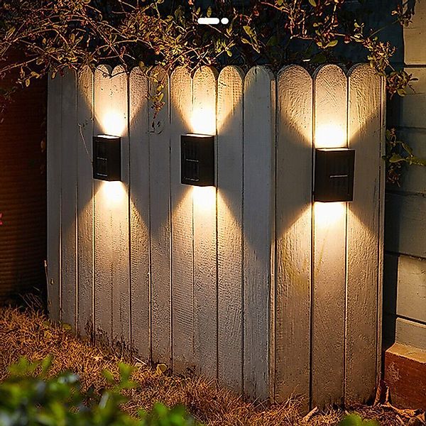 OULENBIYAR Außen-Wandleuchte 4 Stück LED Solarleuchte günstig online kaufen