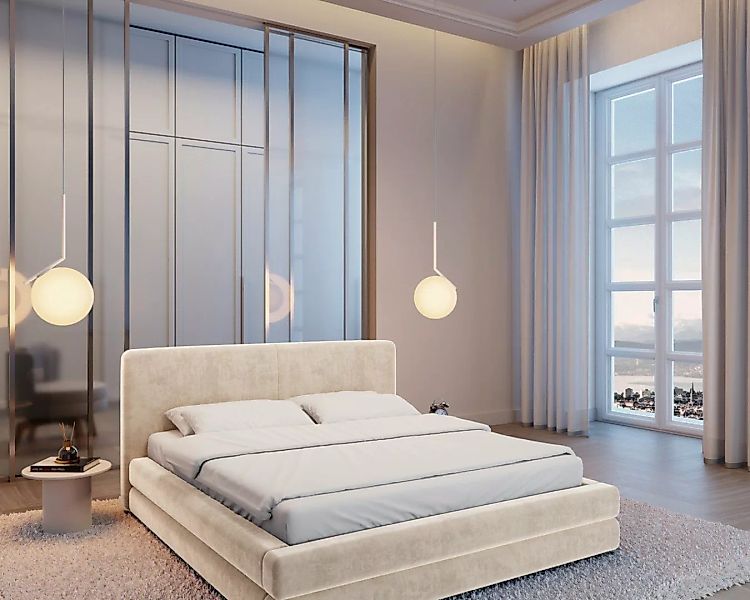 Sofa Dreams Polsterbett Villaverde (modern, Designerbett), Komplettbett Bet günstig online kaufen