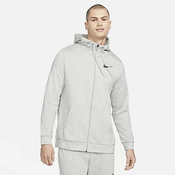 Nike Dri-fit Sweatshirt Mit Reißverschluss M Dark Grey Heather / Black günstig online kaufen