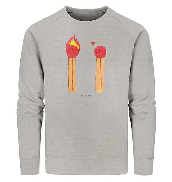 Mr. & Mrs. Panda Longpullover Streichhölzer Größe L - Heather Grey - Gesche günstig online kaufen