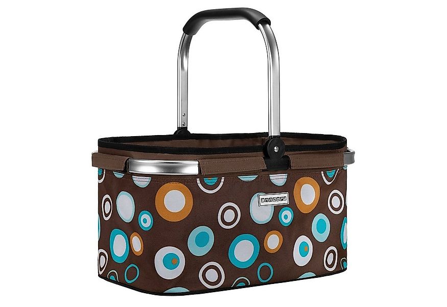 anndora Einkaufskorb mit stabilem Aluminiumrahmen, 22 l, Stoff durch Klettv günstig online kaufen