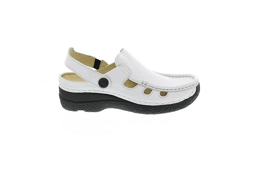 WOLKY Wolky Roll-Multi, Clog, Printed leather, White 0622070-100 Sandale günstig online kaufen