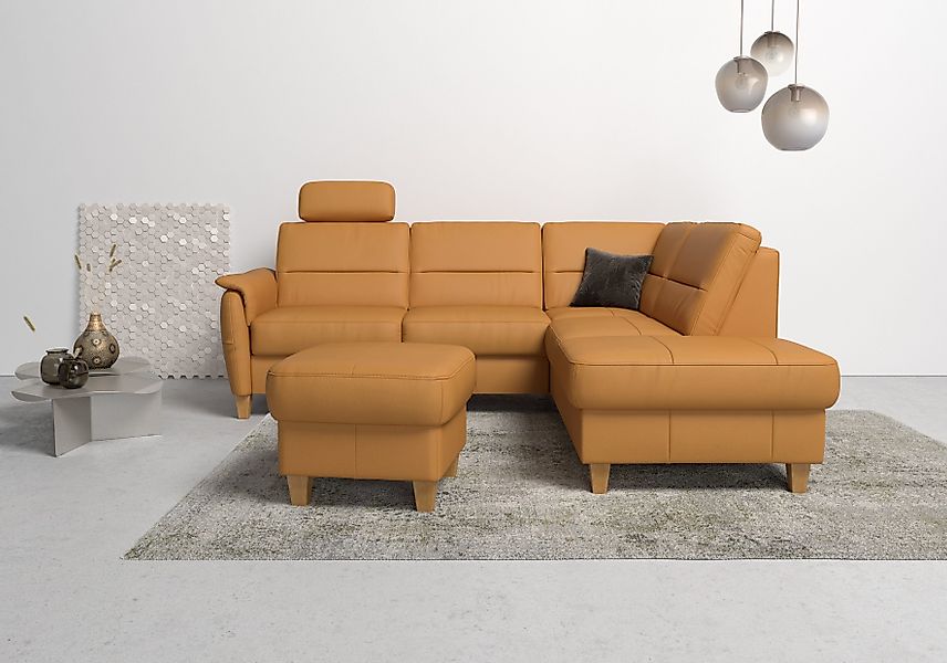 Home affaire Ecksofa Palmera L-Form, Federkern, günstig online kaufen