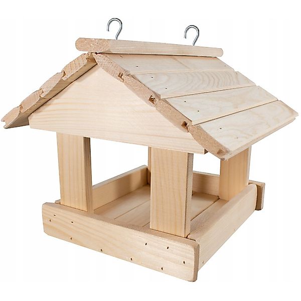 WOODOK Vogelhaus, Massivholz-Vogelfutterhaus XXL montiert günstig online kaufen