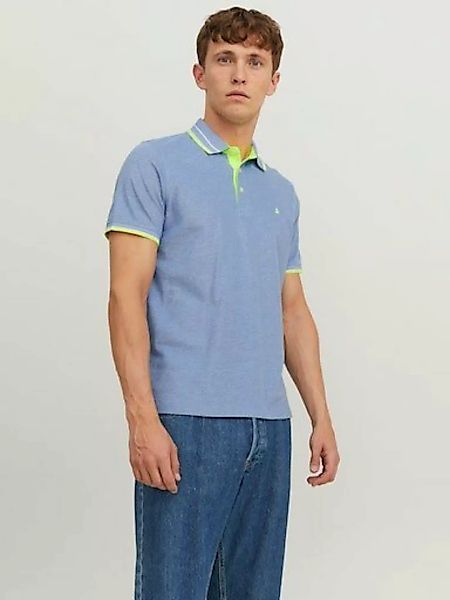 Jack & Jones Poloshirt JJEPAULOS POLO SS NOOS mit Logo Stickerei günstig online kaufen