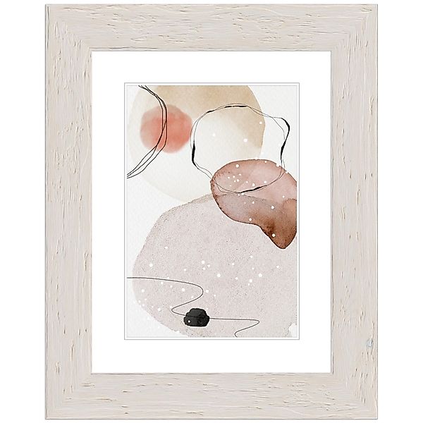 WANDStyle Bilderrahmen H780 aus Massivholz in Weiß 15 x 20 cm im Stil Moder günstig online kaufen