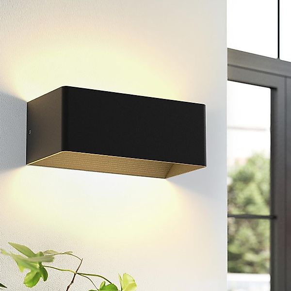 ZMH LED Wandleuchte Außenwandleuchte Schwarz Up günstig online kaufen