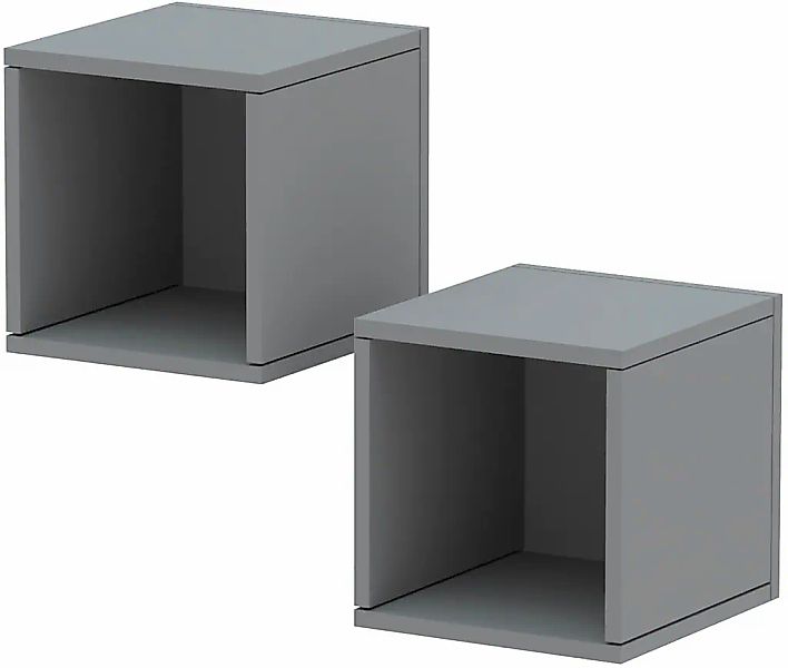 Home affaire Wandregal "Infinity" Set, 2 kleine Würfelregale, 2 Stk. tlg. W günstig online kaufen