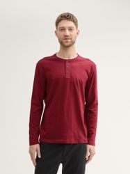 TOM TAILOR Langarmshirt T-Shirt Henley Langarmshirt günstig online kaufen