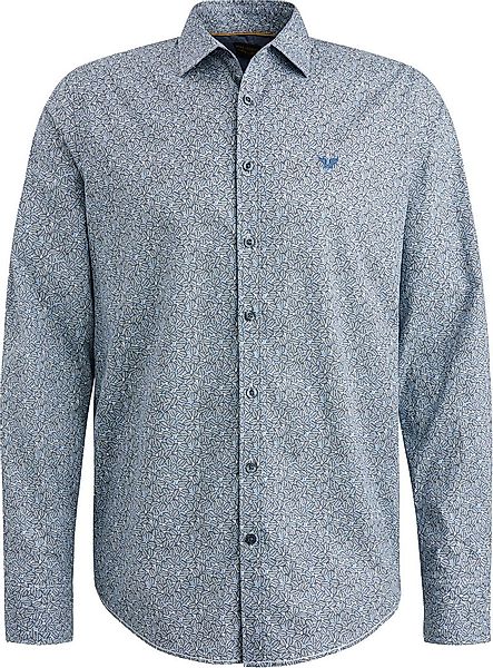 PME Legend Hemd Druck Blau - Größe M günstig online kaufen
