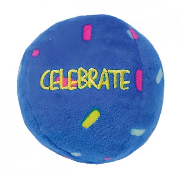 Hundespielzeug Ball Birthday 7,5 Cm Plüsch 2 Stück günstig online kaufen