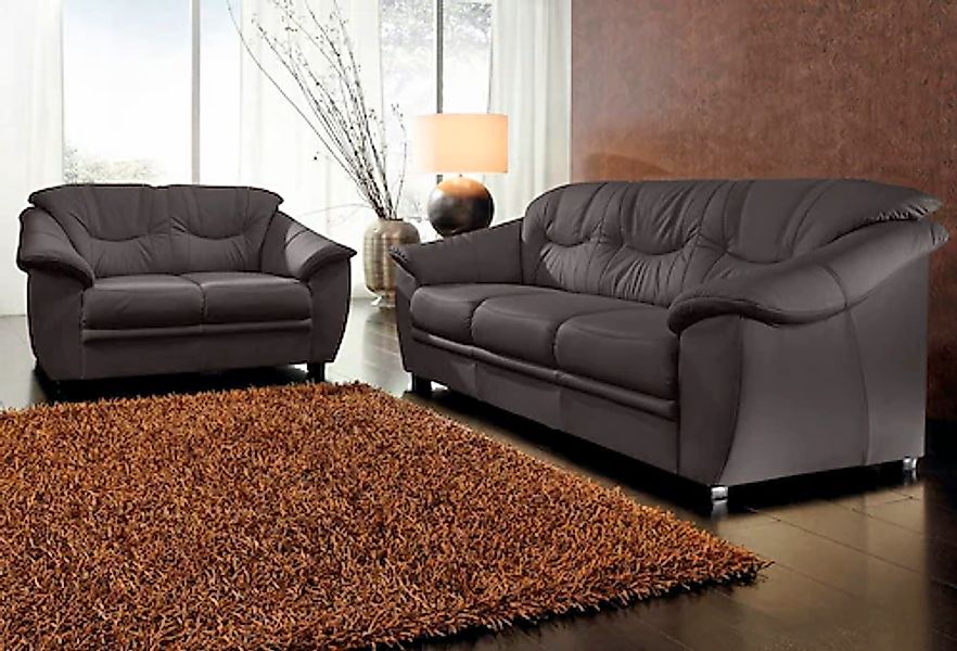 sit&more Polstergarnitur »Savona, B: 148 bzw. 198 cm« Set: 2- & 3er-Sofa, m günstig online kaufen