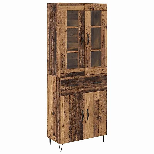 vidaXL Highboard Altholz 69,5 x 34 x 180 cm Holzwerkstoff 3402693 günstig online kaufen
