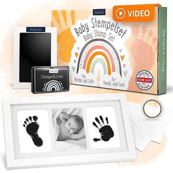 Amari Bilderrahmen-Set AMARI ® Stempelkissen Baby günstig online kaufen