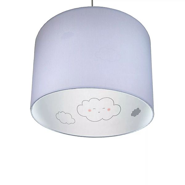 Waldi-Leuchten Hängelampe Wolke, Silhouette, grau, 1-flg. günstig online kaufen