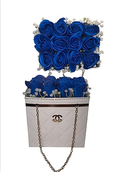 Kunstblumenstrauß Seifenrosen Rosen aus Seife Blumenstrauß günstig online kaufen