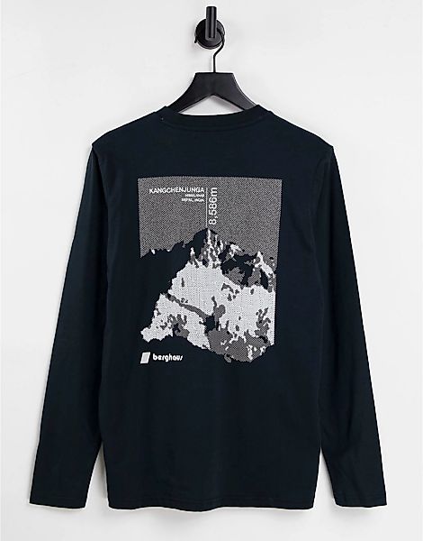 Berghaus – Kanchenjunga – Langärmliges Shirt in Schwarz günstig online kaufen
