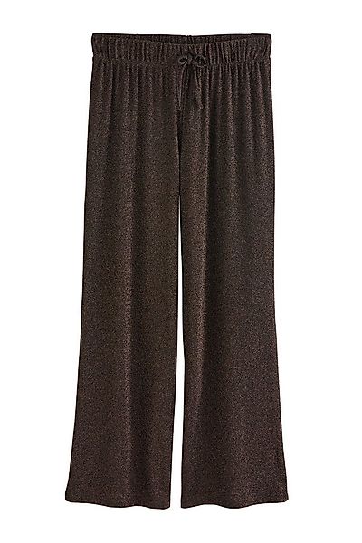 Next Palazzohose Glitzernde Metallic-Hose mit weitem Bein (1-tlg) günstig online kaufen