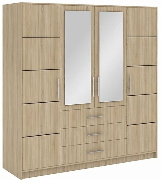 Marmex Möbel Kleiderschrank BALI D4 Kleiderschrank mit Spiegel für ein Zimm günstig online kaufen
