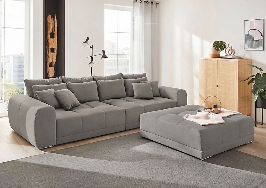 Jockenhöfer Gruppe Hocker "Moldau", im XXL-Format, ansprechende Steppungen günstig online kaufen