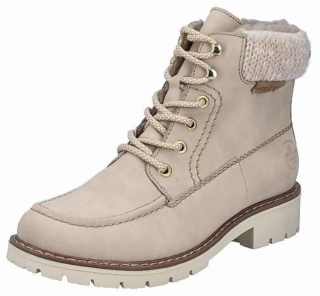 Rieker Winterstiefelette, Schnürboots, Winterboots, Blockabsatz, mit Innenr günstig online kaufen