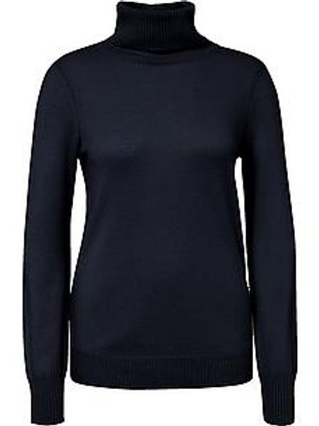 Rollkragen-Pullover aus 100% Premium-Kaschmir Peter Hahn Cashmere blau günstig online kaufen