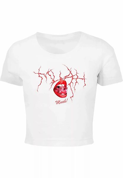 Miss Tee T-Shirt "Miss Tee Damen Muah Cropped Tee", (1 tlg.) günstig online kaufen