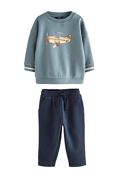Next Sweatanzug Sweatshirt mit Print und günstig online kaufen