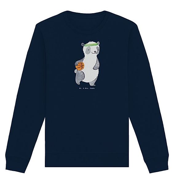 Mr. & Mrs. Panda Longpullover Panda Basketball Größe L - French Navy - Gesc günstig online kaufen