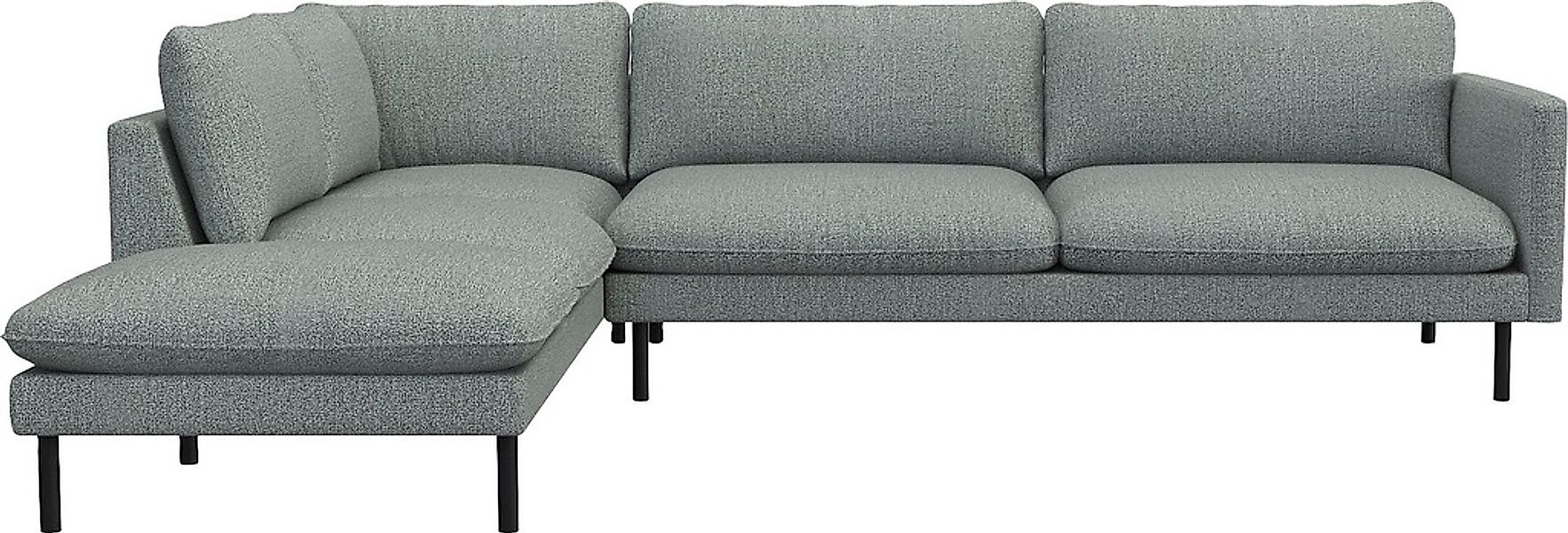 FLEXLUX Ecksofa "Bolzano, elegant und bequem, L-Form" Sitzaufbau mit Kaltsc günstig online kaufen