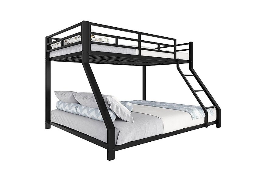 Odikalo Etagenbett Doppelbett Metallbett Kinderbett Geländer Leiter Fallsch günstig online kaufen