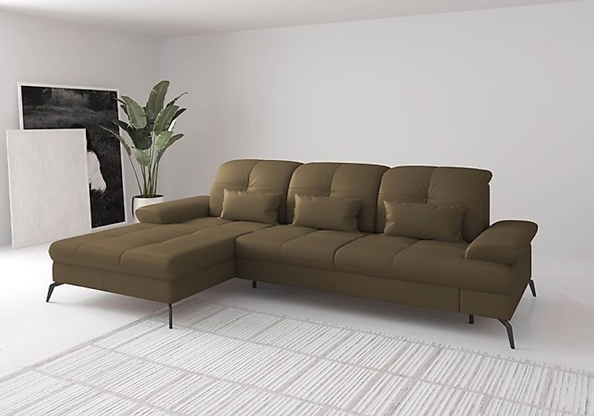 sit&more Ecksofa »Amica, L-Form, inkl. Sitztiefenverstellung & Armteilverst günstig online kaufen