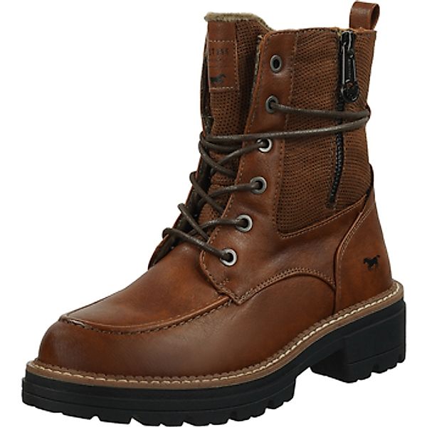 MUSTANG Stiefelette Lederimitat Schnürstiefelette günstig online kaufen