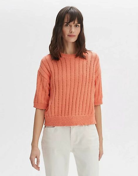 OPUS Strickpullover Punzi Boxy Silhouette cropped Länge Strick günstig online kaufen