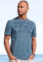 John Devin T-Shirt "mit Print" Regular-Fit, aus Slub-Qualität, mit Print günstig online kaufen