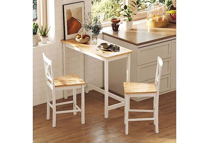 HOMCOM Bartisch Stehtisch mit Holzoptik (Küchentisch, 1-St., Hochtisch), fü günstig online kaufen