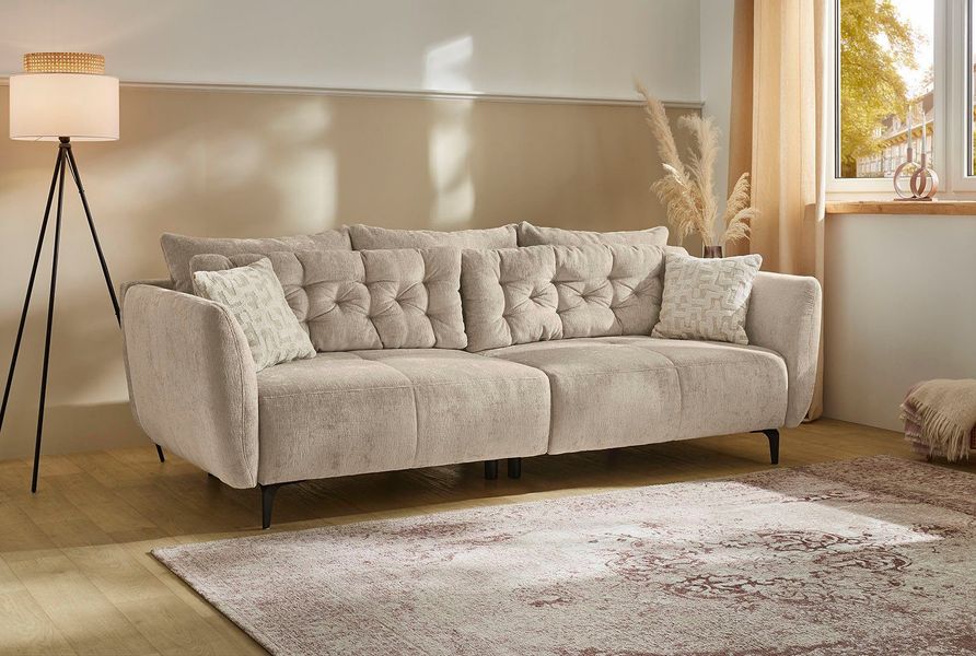 Jockenhöfer Gruppe Big-Sofa "Spa, im Retrolook mit Wellenfederung" und frei günstig online kaufen