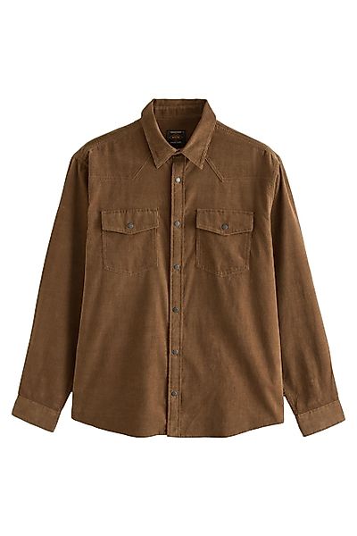 Next Langarmhemd Langärmeliges Cordhemd im Western-Stil günstig online kaufen