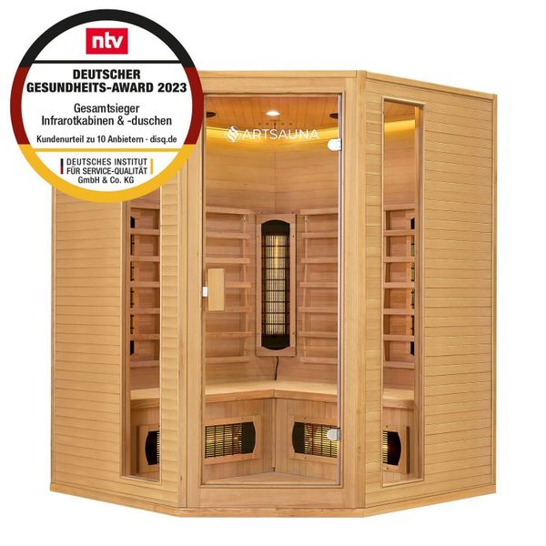 Artsauna Infrarotkabine Nyborg E150V Dual Technologie, günstig online kaufen